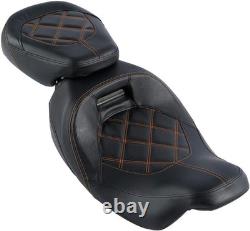 Selle basse pour conducteur et passager, adaptée aux Harley CVO Road King Street Gli