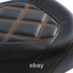 Selle basse pour conducteur et passager, adaptée aux Harley CVO Road King Street Gli