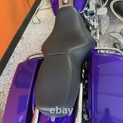 Selle biplace à profil bas pour Harley Road King FLHR 1997-2007 et Street Glide 2006-2007