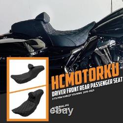 Selle biplace pour Harley Touring Road King Street Glide Electra Glide 2009-2023