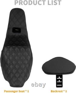 Selle biplace pour Harley Touring Road King Street Glide Electra Glide 2009-2023