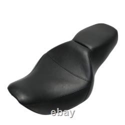 Selle complète lisse deux places pour Harley Touring Road King Street Glide 1997-2007