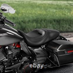 Selle de touring pour moto monobloc 2 places pour Road King Street Glide 2009-2023