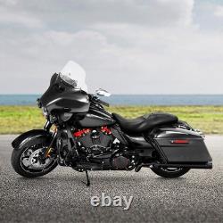 Selle de touring pour moto monobloc 2 places pour Road King Street Glide 2009-2023