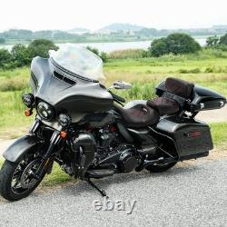 Selle deux pièces 2-up avec dossier rembourré pour Road King Street Glide 2014-2023