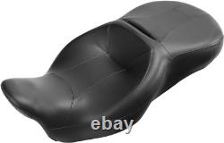 Selle noire Hammock pour pilote et passager pour Harley Touring Road King Street Glide Selle noire Hammock pour pilote et passager pour Harley Touring Road King Street Glide