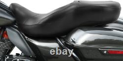 Selle noire Hammock pour pilote et passager pour Harley Touring Road King Street Glide