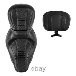 Selle passager basse à 2 positions pour Harley Touring 2009-2023 Road King Street Glide