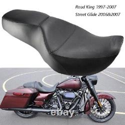 Selle pour Harley 1997-2007 Road King FLHR & 2006-2007 Street Glide FLHX