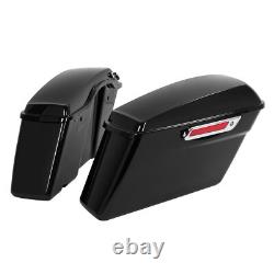 Selles rigides noires vives adaptées pour Harley Touring Road King Street Glide 14-24