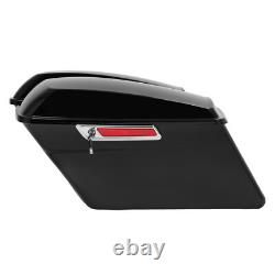 Selles rigides noires vives adaptées pour Harley Touring Road King Street Glide 14-24