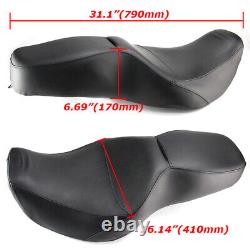 Siège Bas 2 UP pour Harley 1997-2007 Road King FLHR & 2006-2007 Street Glide