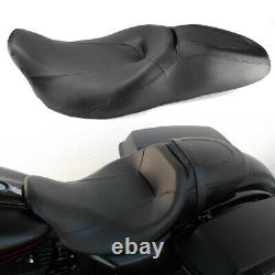 Siège Double Passager Conducteur Pour Harley Touring Road King Flhr Street Glide Flhx