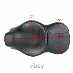 Siège En Cuir Passager Rider Pour Harley Touring Street Glide Road King 2009-2020