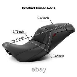 Siège Passager 1-Pièce Style Lisse Pour Harley Road King Street Glide 2007
