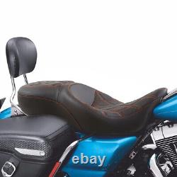 Siège Passager 2-Up Adapté Pour Harley Touring Road King Street Glide 09-2023