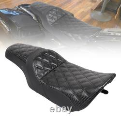 Siège Passager Conducteur Deux-en-Un Adapté Pour Harley Road King Street Glide FLHX 06-2007