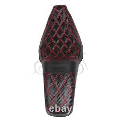 Siège Step-Up à Mailles Rouges pour Harley Road King Electra Street Glide 09-23