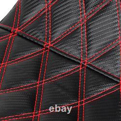 Siège Step-Up à Mailles Rouges pour Harley Road King Electra Street Glide 09-23