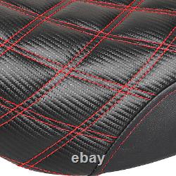 Siège Step-Up à Mailles Rouges pour Harley Road King Electra Street Glide 09-23