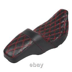 Siège Step-Up à Mailles Rouges pour Harley Road King Electra Street Glide 09-23