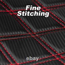 Siège avec couture rouge pour Harley Street Glide FLHX 2006-07 / Road King FLHR 1997-2007