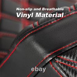 Siège avec couture rouge pour Harley Street Glide FLHX 2006-07 / Road King FLHR 1997-2007