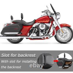 Siège bas profil conducteur et passager pour Harley Touring Road King Street Glide FLHX