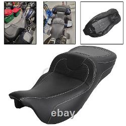 Siège conducteur et passager Roadsofa Two-Up pour Harley Road King Street Glide 09-23