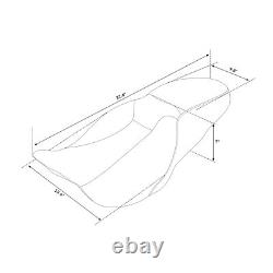 Siège conducteur et passager compatible avec Harley Street Electra Glide Road King 2009-2023