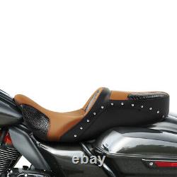 Siège conducteur et passager compatible avec Harley Touring Street Glide Road King 2009-23