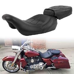 Siège conducteur passager deux places pour Harley Touring Street Glide Road King 2009-2023