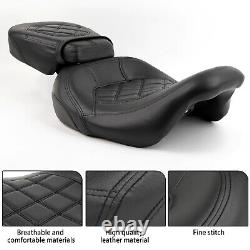 Siège conducteur passager deux places pour Harley Touring Street Glide Road King 2009-2023
