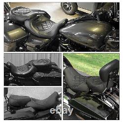 Siège conducteur passager deux places pour Harley Touring Street Glide Road King 2009-2023