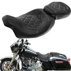 Siège conducteur passager pour Harley Road King Street Electra Glide 09-23