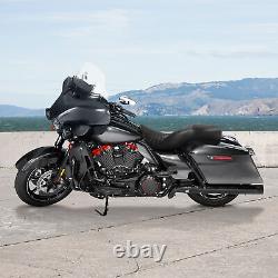 Siège de conducteur, passager et cavalier compatible avec Harley Road King Street Electra Glide 09-23