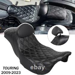 Siège de montée pour passager conducteur adapté aux Harley CVO Street Glide Road King Special