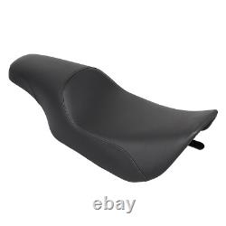 Siège de passager conducteur noir 2-en-1 pour Harley Road King Street Glide FLHR