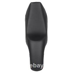 Siège de passager conducteur noir 2-en-1 pour Harley Road King Street Glide FLHR