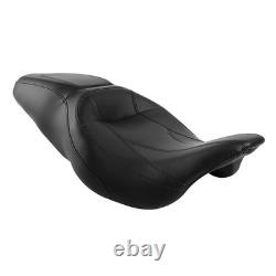 Siège en cuir 2 places One Piece pour Road King Street Glide Road Glide 2009-2023