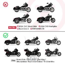 Siège en gel conducteur et passager adapté pour Harley Touring Road King Street Glide 09-2023