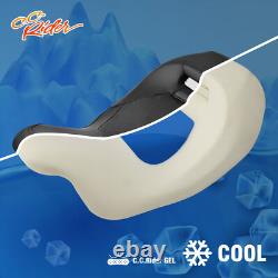 Siège en gel discret adapté pour Harley Touring Road King Street Glide 09-23