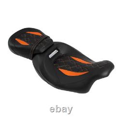Siège en gel discret adapté pour Harley Touring Road King Street Glide 09-23