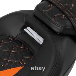 Siège en gel discret adapté pour Harley Touring Road King Street Glide 09-23