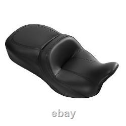 Siège en gel passager pour moto, compatible avec Harley Touring Road King Street Glide 2009-2023