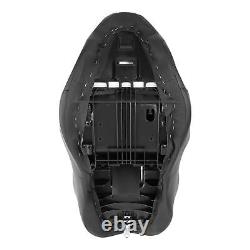 Siège en gel passager pour moto, compatible avec Harley Touring Road King Street Glide 2009-2023