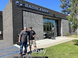 Siège lisse Saddlemen Profiler pour Harley Touring Street Glide Road King 1997-2007.