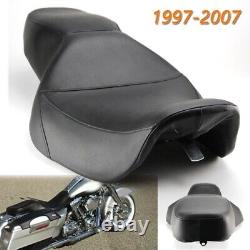 Siège lisse pour Harley 1997-2007 Road King FLHR et 2006-2007 Street Glide FLHX