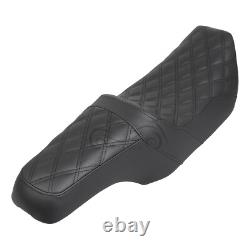 Siège noir pour conducteur, passager et deux personnes pour Harley Road King Street Glide 97-07