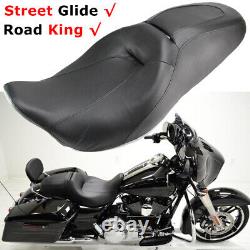 Siège passager 2-Up pour rider et conducteur pour Harley Touring Road King Street Glide 08+